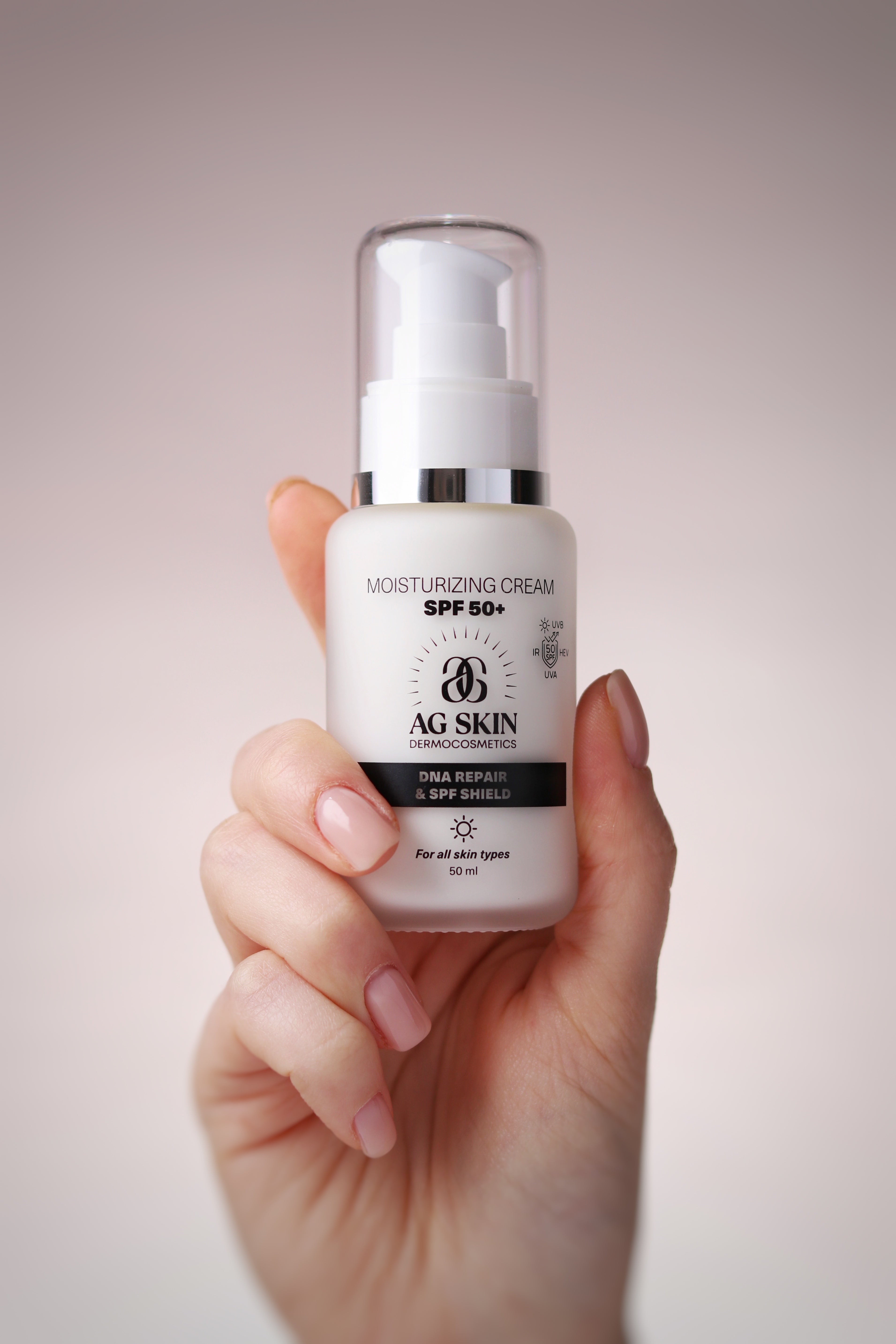 AG SKIN - MOISTURISING CREAM SPF 50+