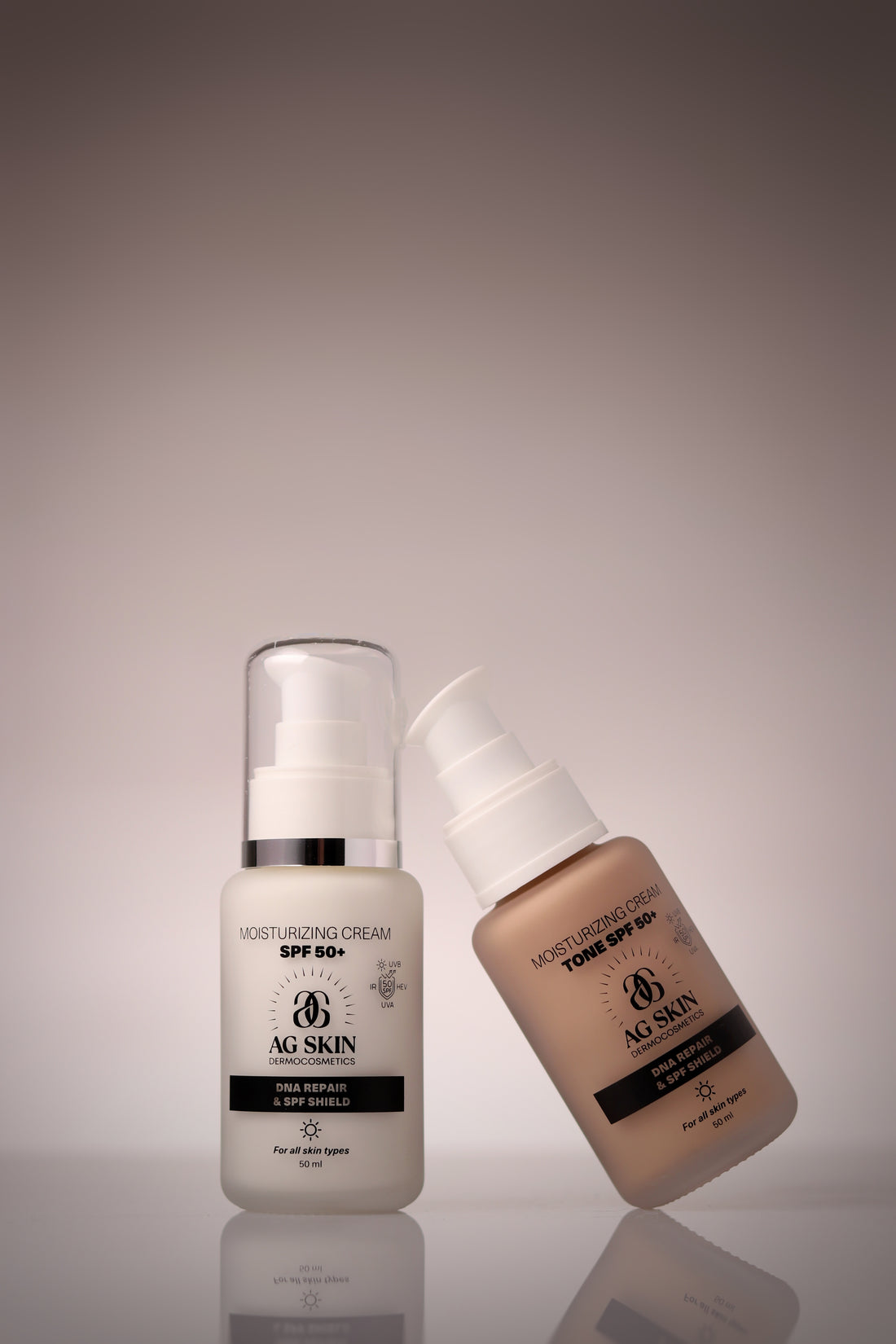 AG SKIN - MOISTURISING CREAM TONE SPF 50+