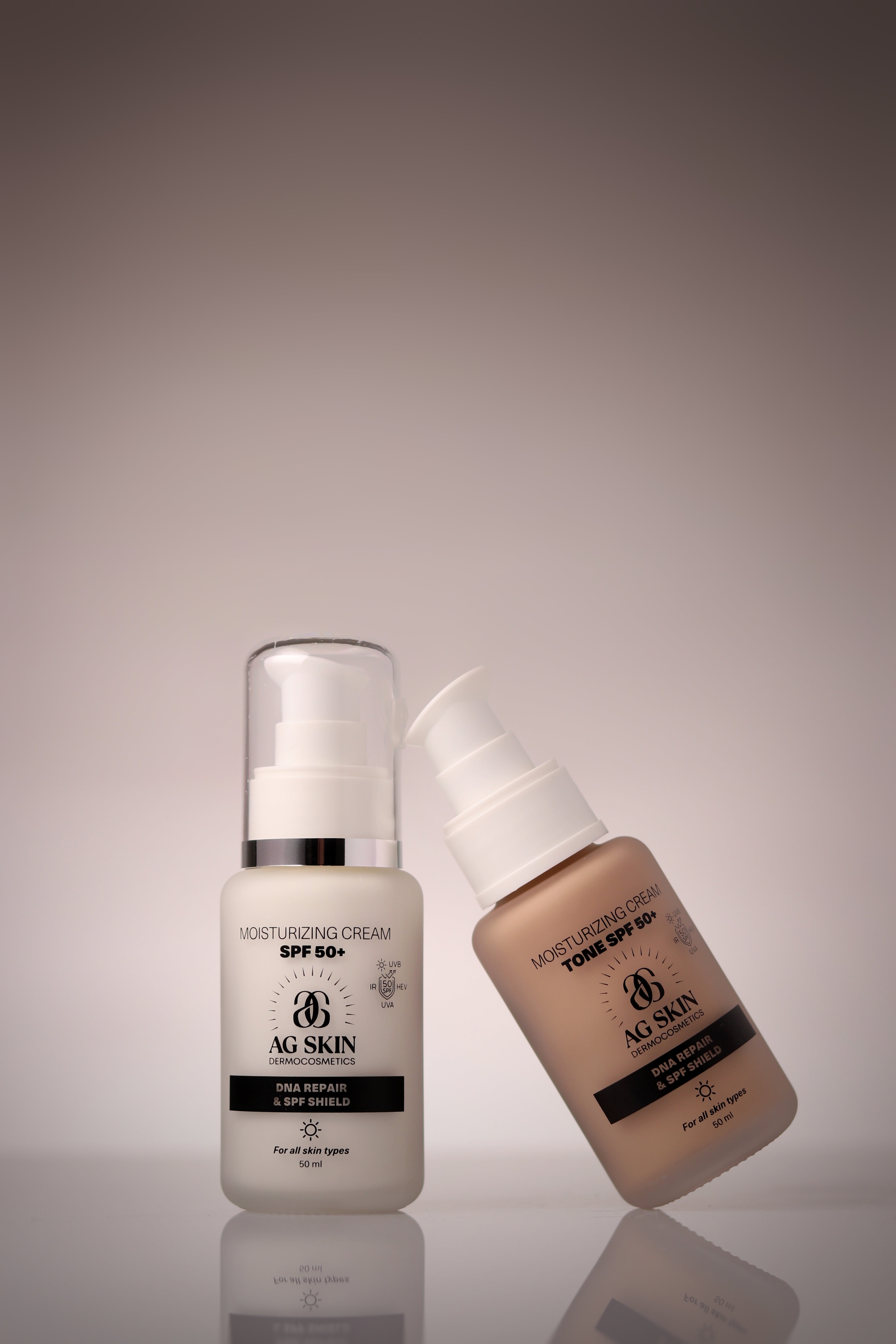 AG SKIN - MOISTURISING CREAM TONE SPF 50+