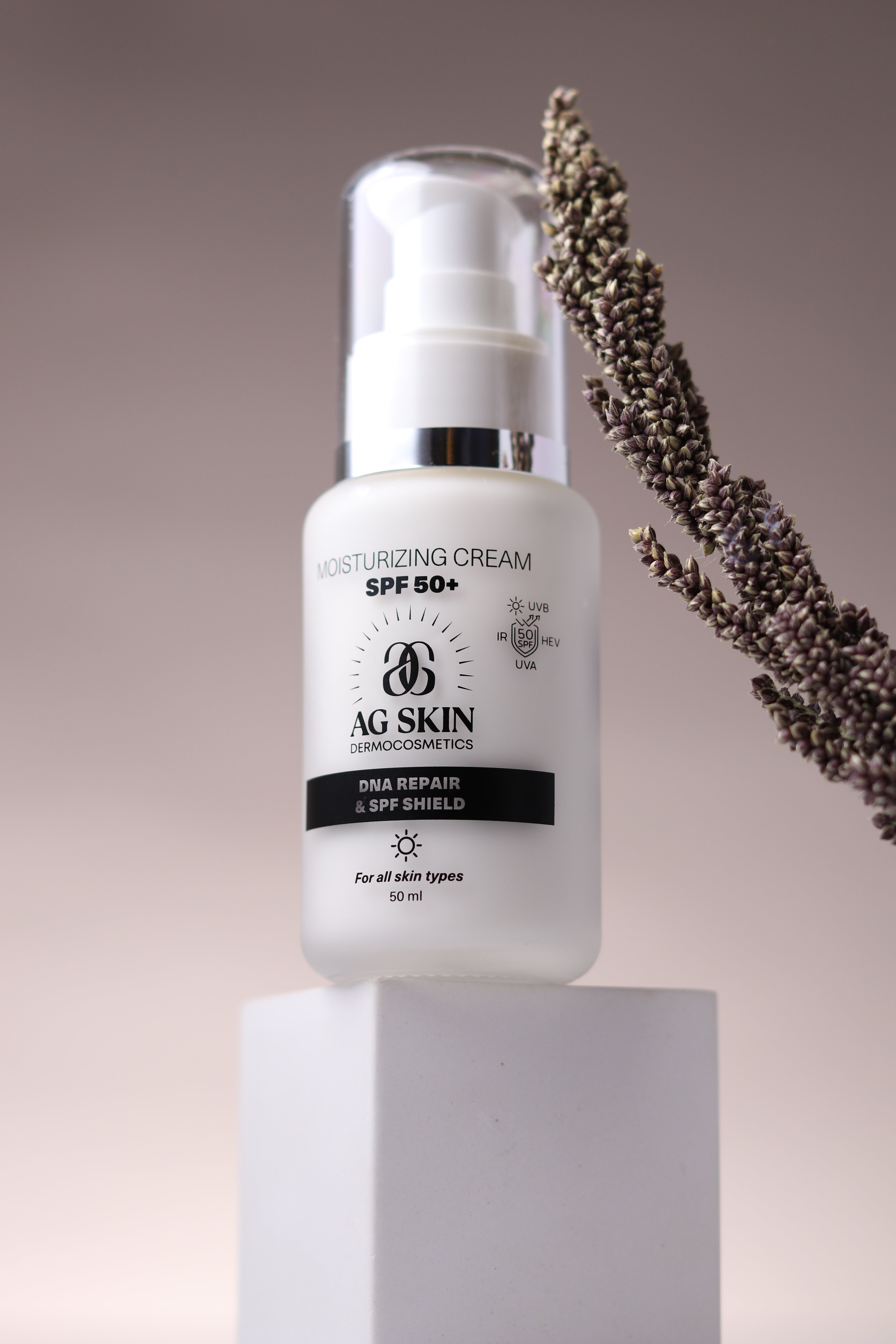 AG SKIN - MOISTURISING CREAM SPF 50+
