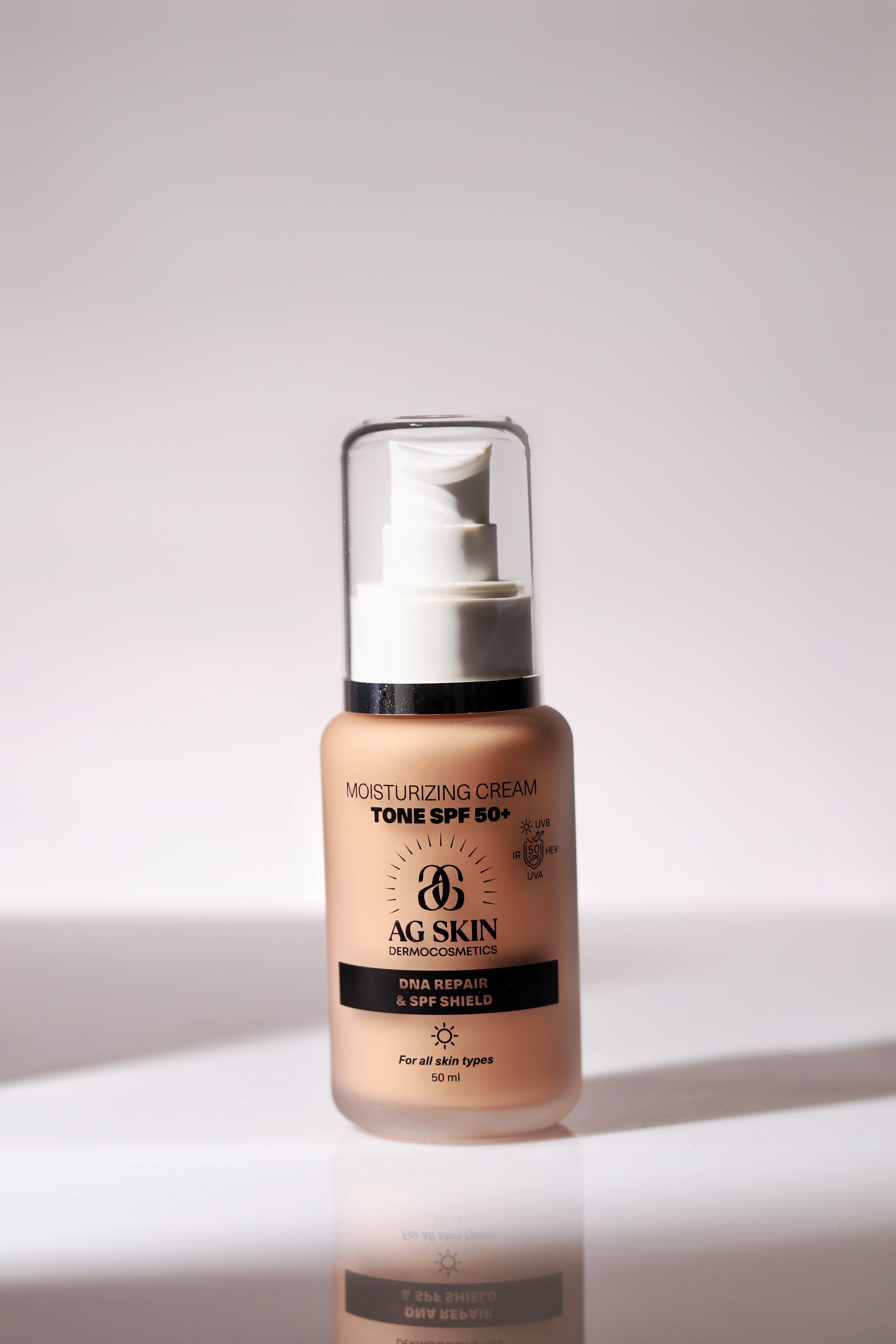 AG SKIN - MOISTURISING CREAM TONE SPF 50+