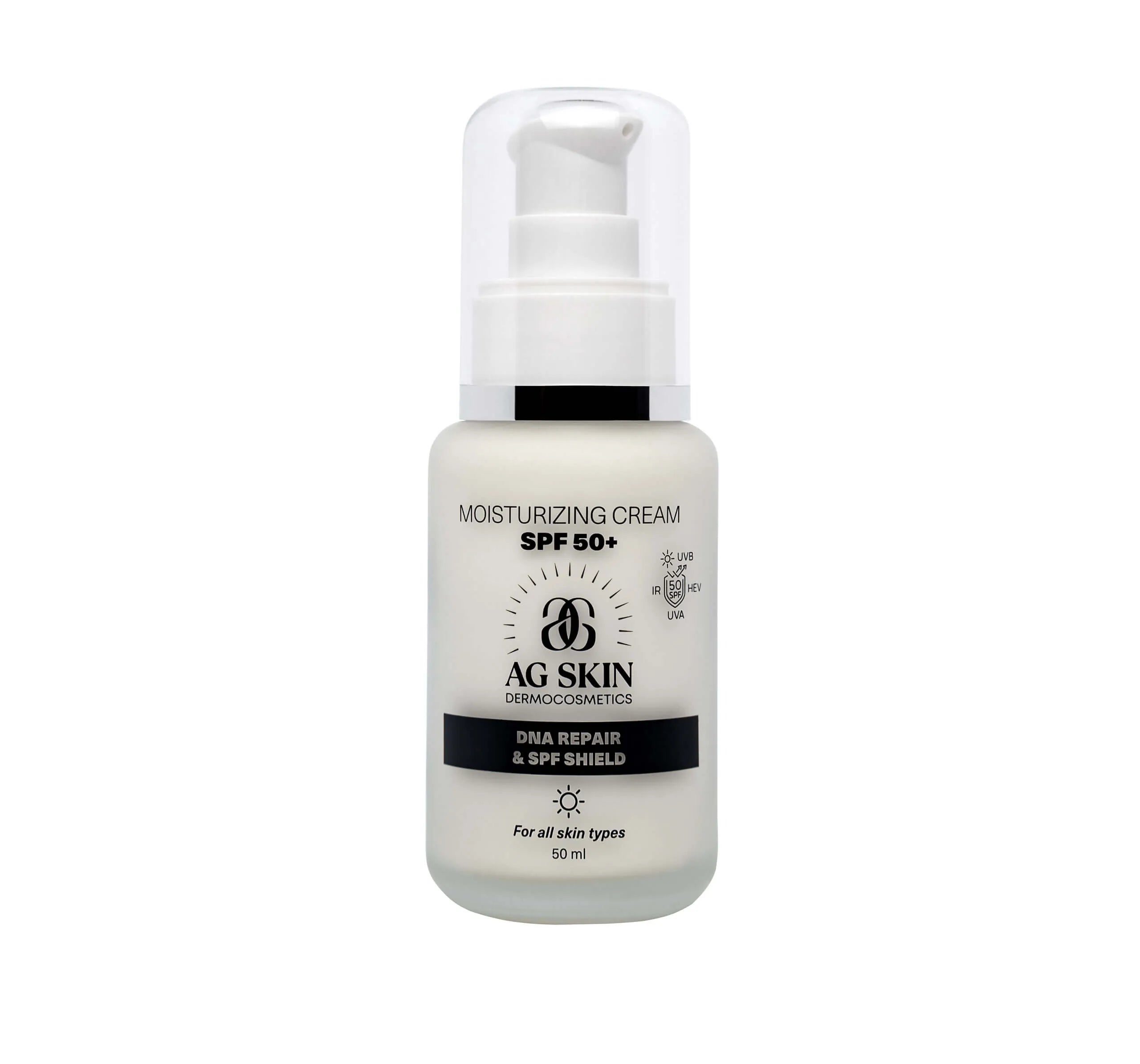 AG SKIN - MOISTURISING CREAM SPF 50+