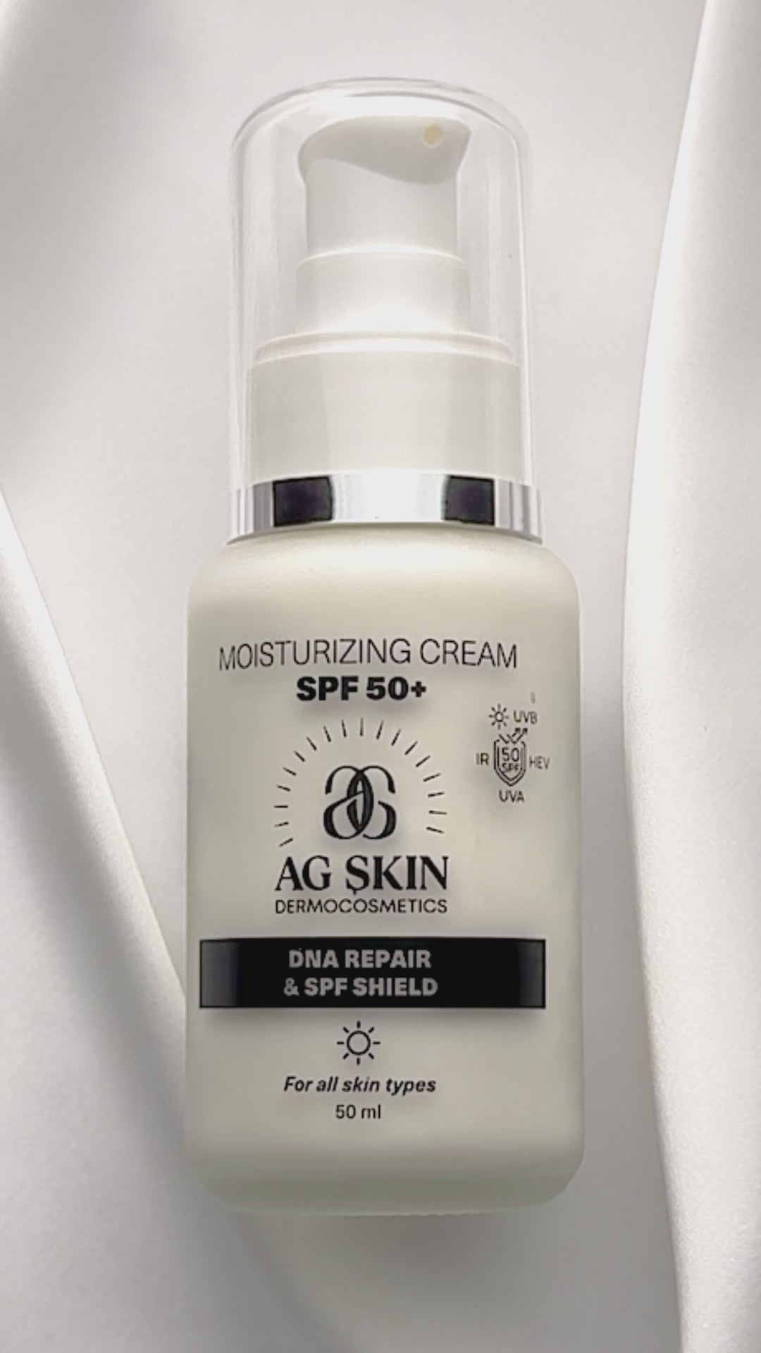 AG SKIN - MOISTURISING CREAM SPF 50+